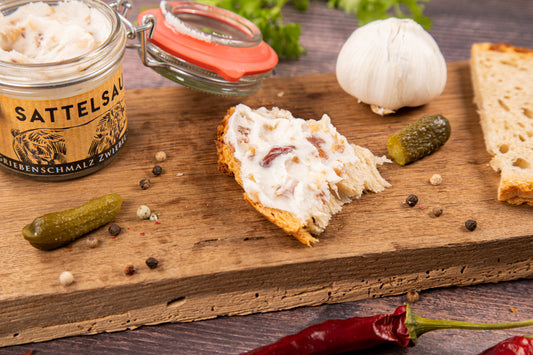 Griebenschmalz Zwiebel-Speck